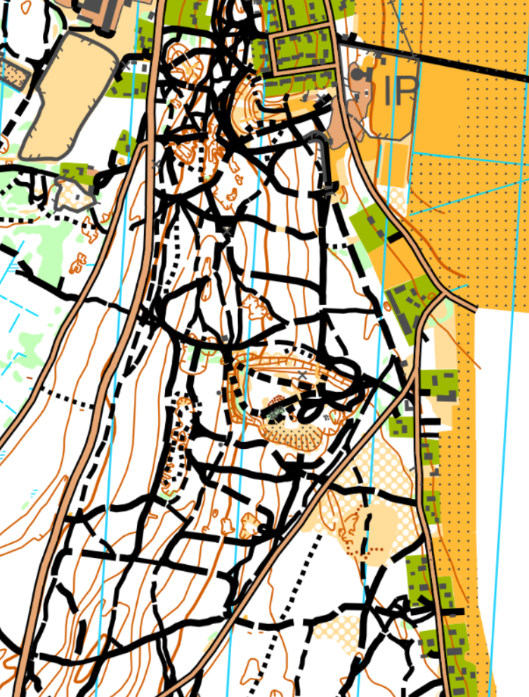 Kartklipp från Svenska Cupen i Årsunda 2017